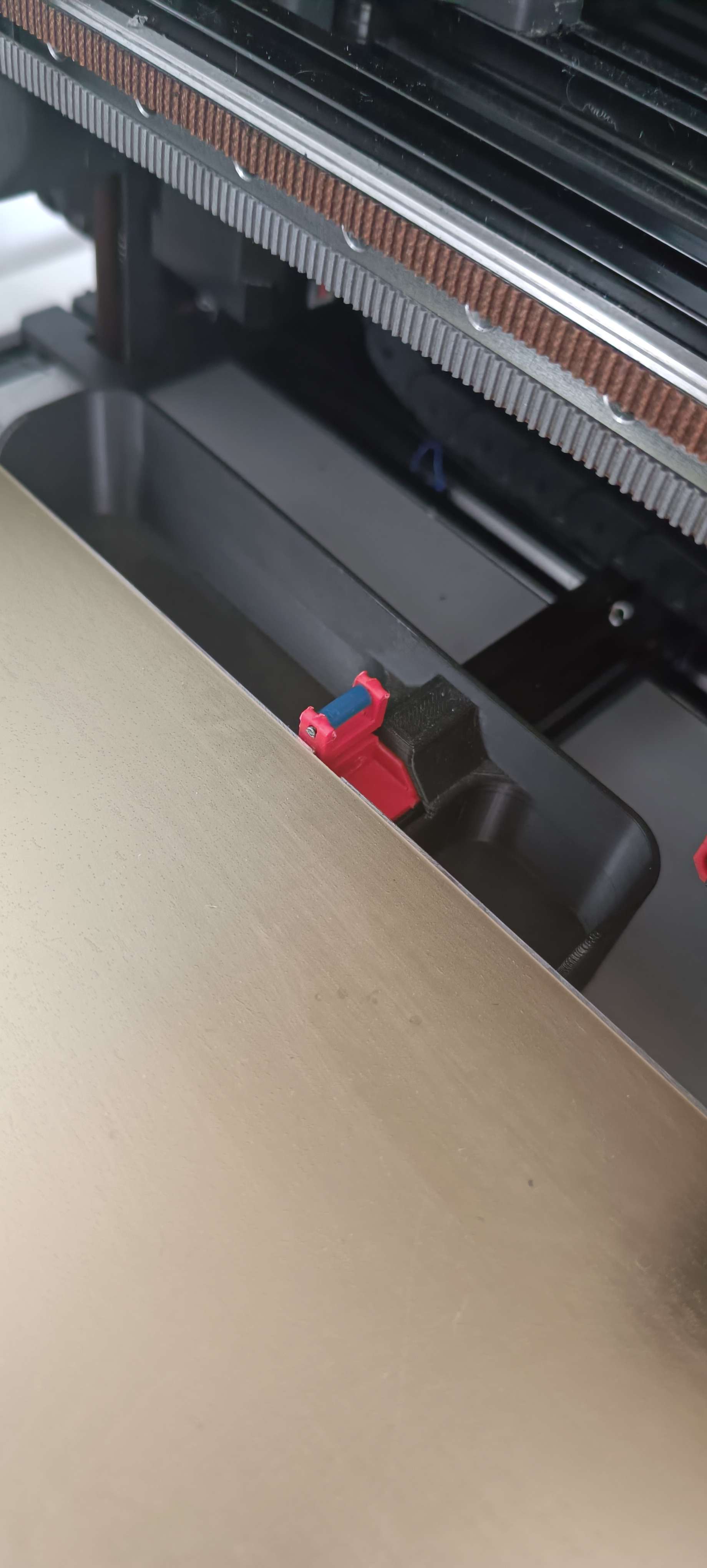 Bambu style nozzle wiper for Voron Decomtaminator