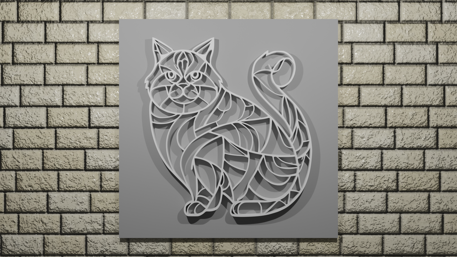 WALL DECORATION CAT