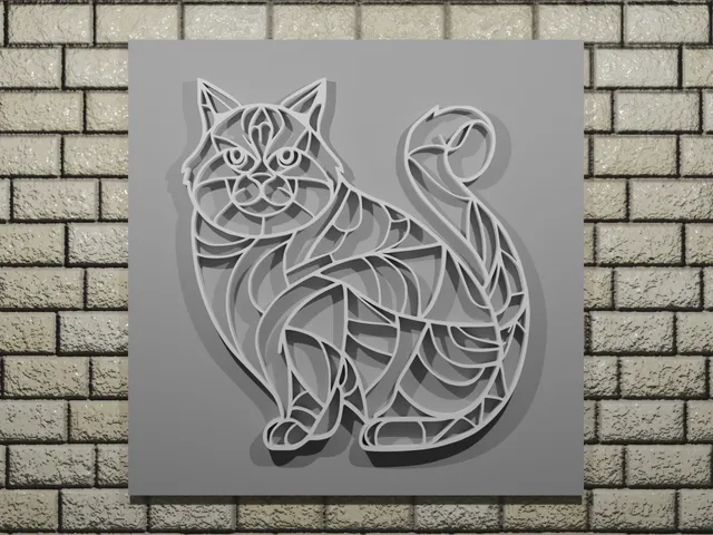 WALL DECORATION CAT