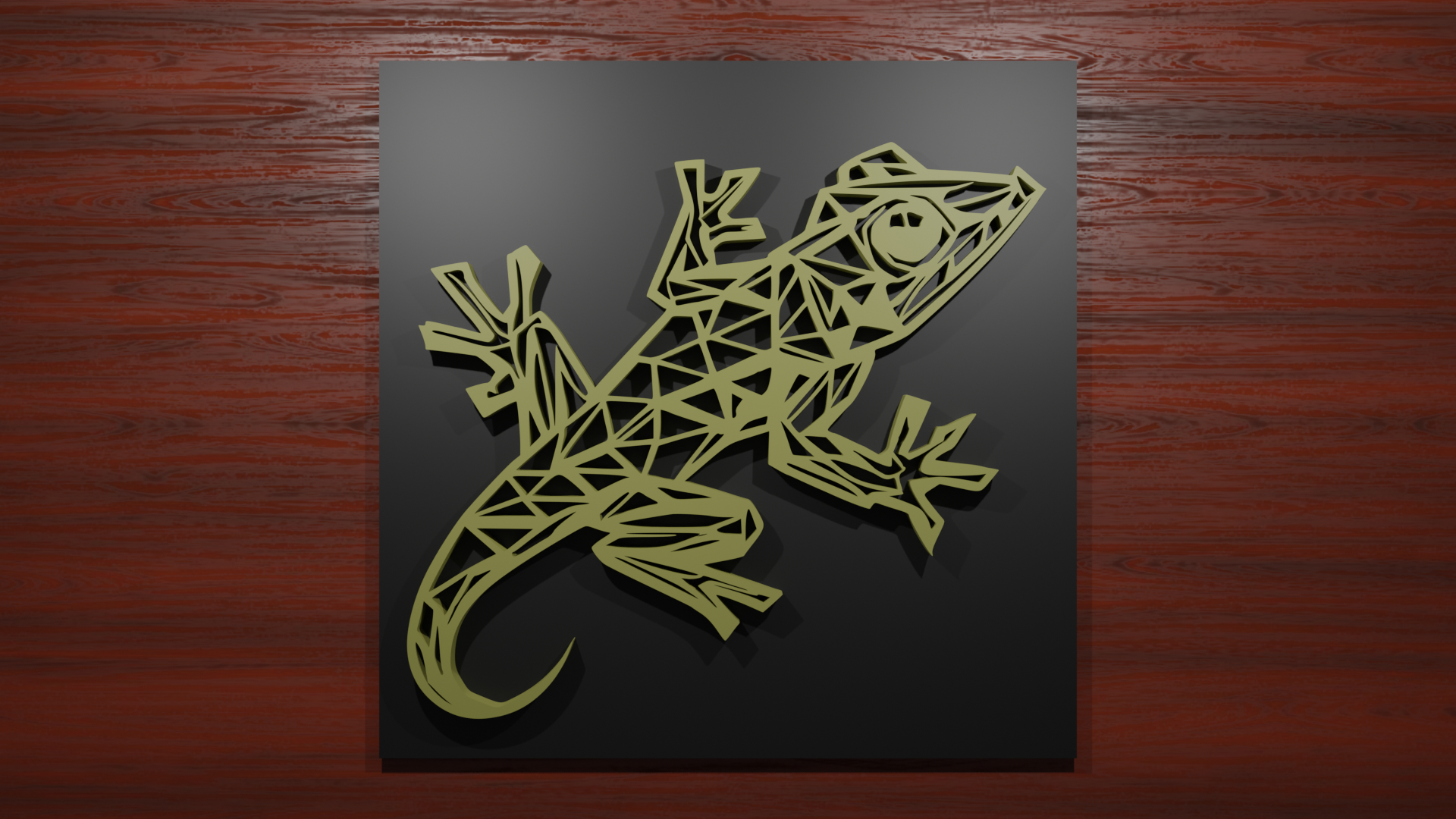 WALL DECORATION GEKKO