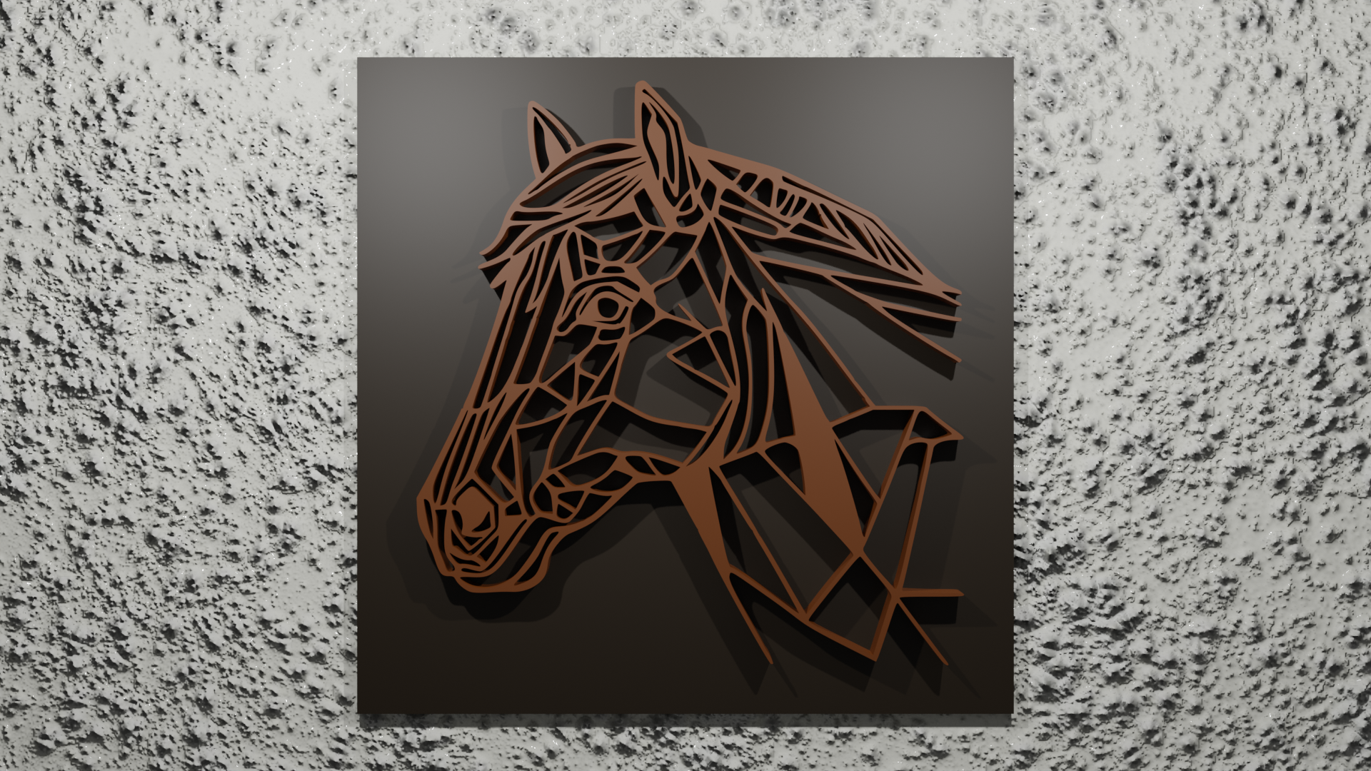 WALL DECORATION HORSE