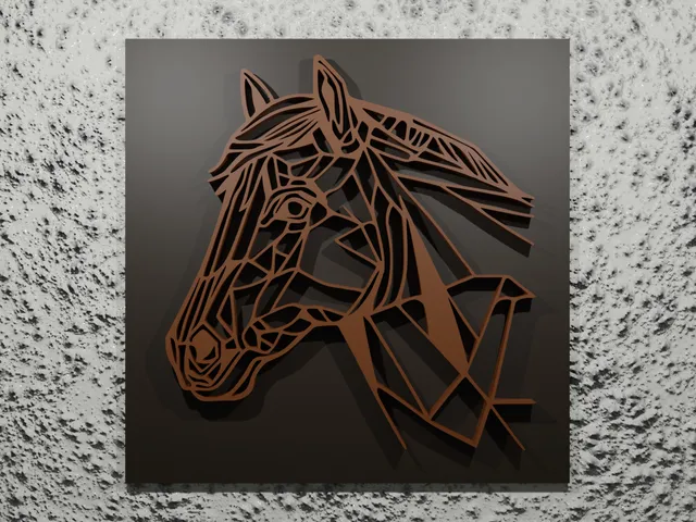 WALL DECORATION HORSE