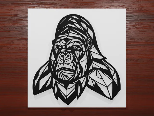 WALL DECORATION GORILLA