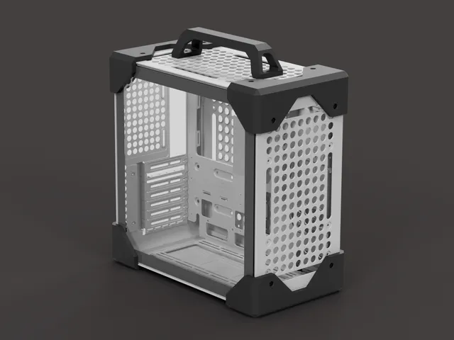 Qube 540 Armor Kit: Heavy-Duty Corner Braces with Carry Handle