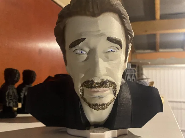 buste Johnny hallyday