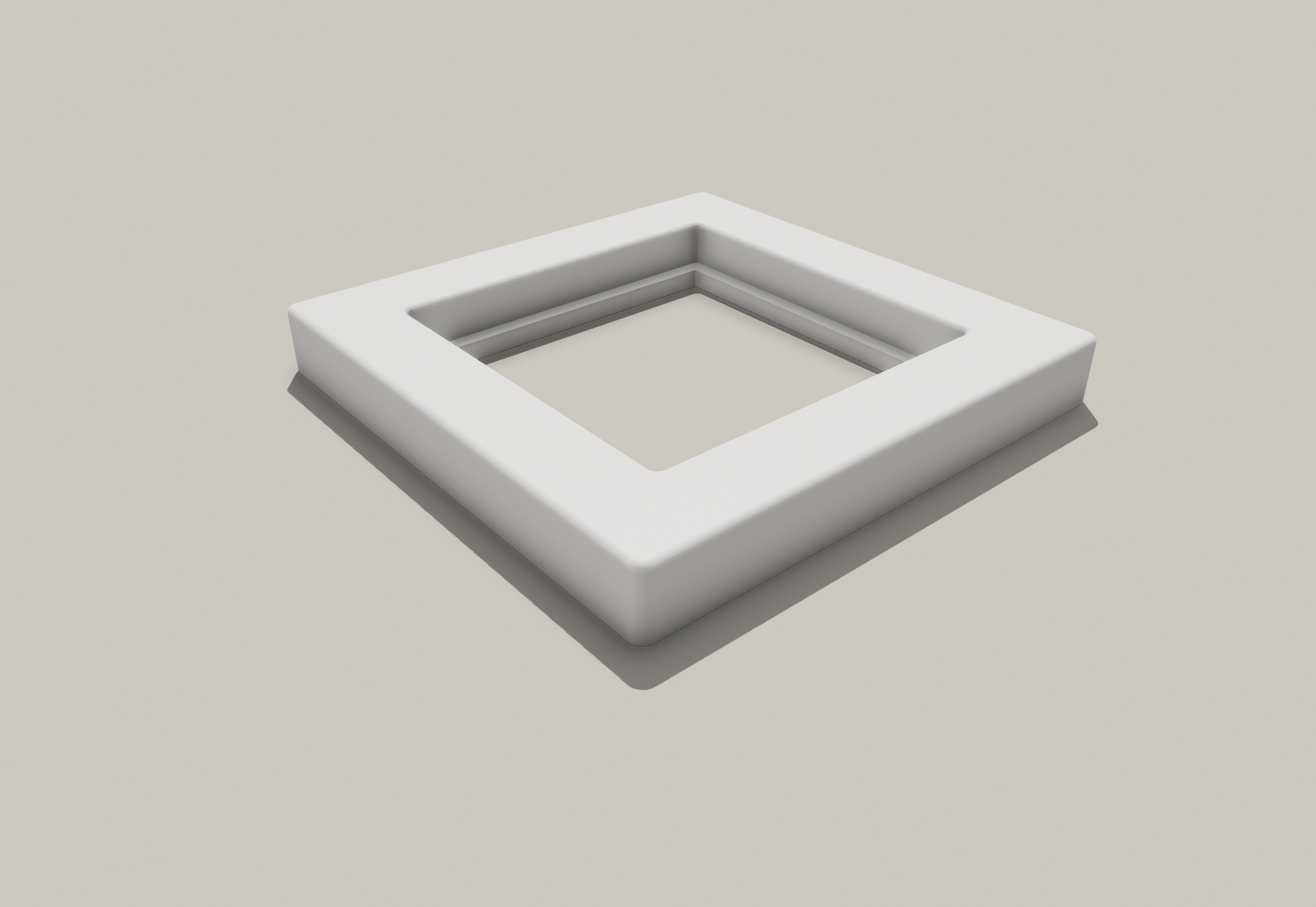 Light switch frame Busch Jaeger (square)