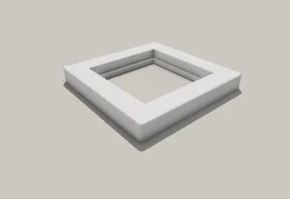 Light switch frame Busch Jaeger (square)