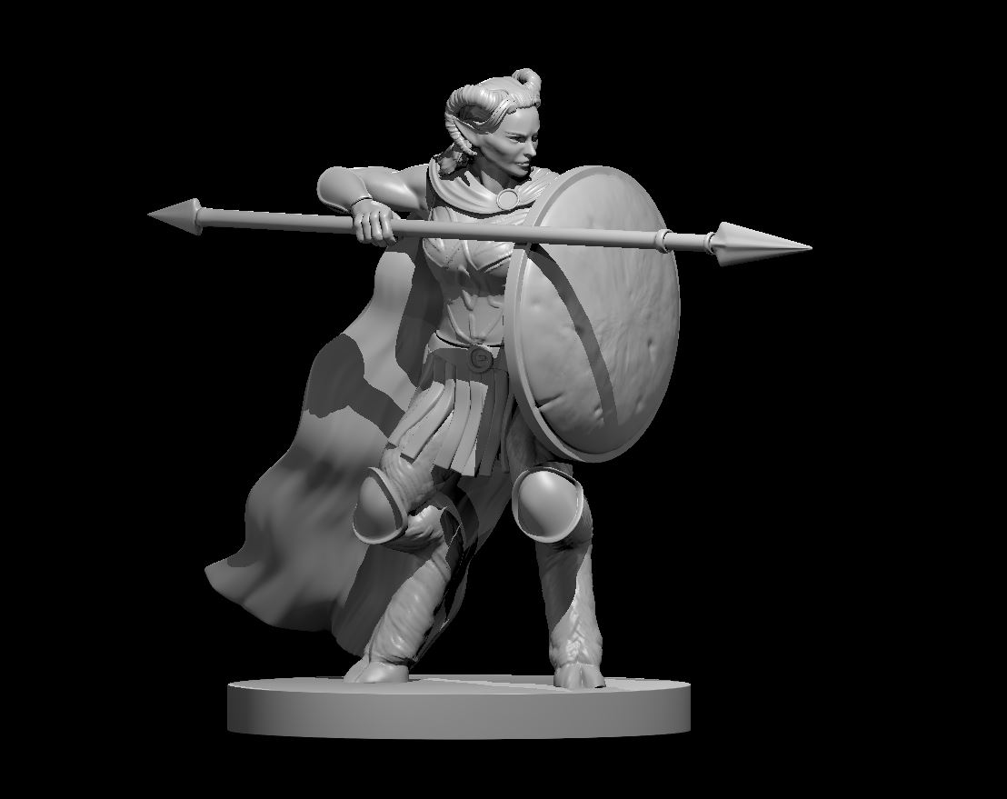 Satyr Hoplite Female