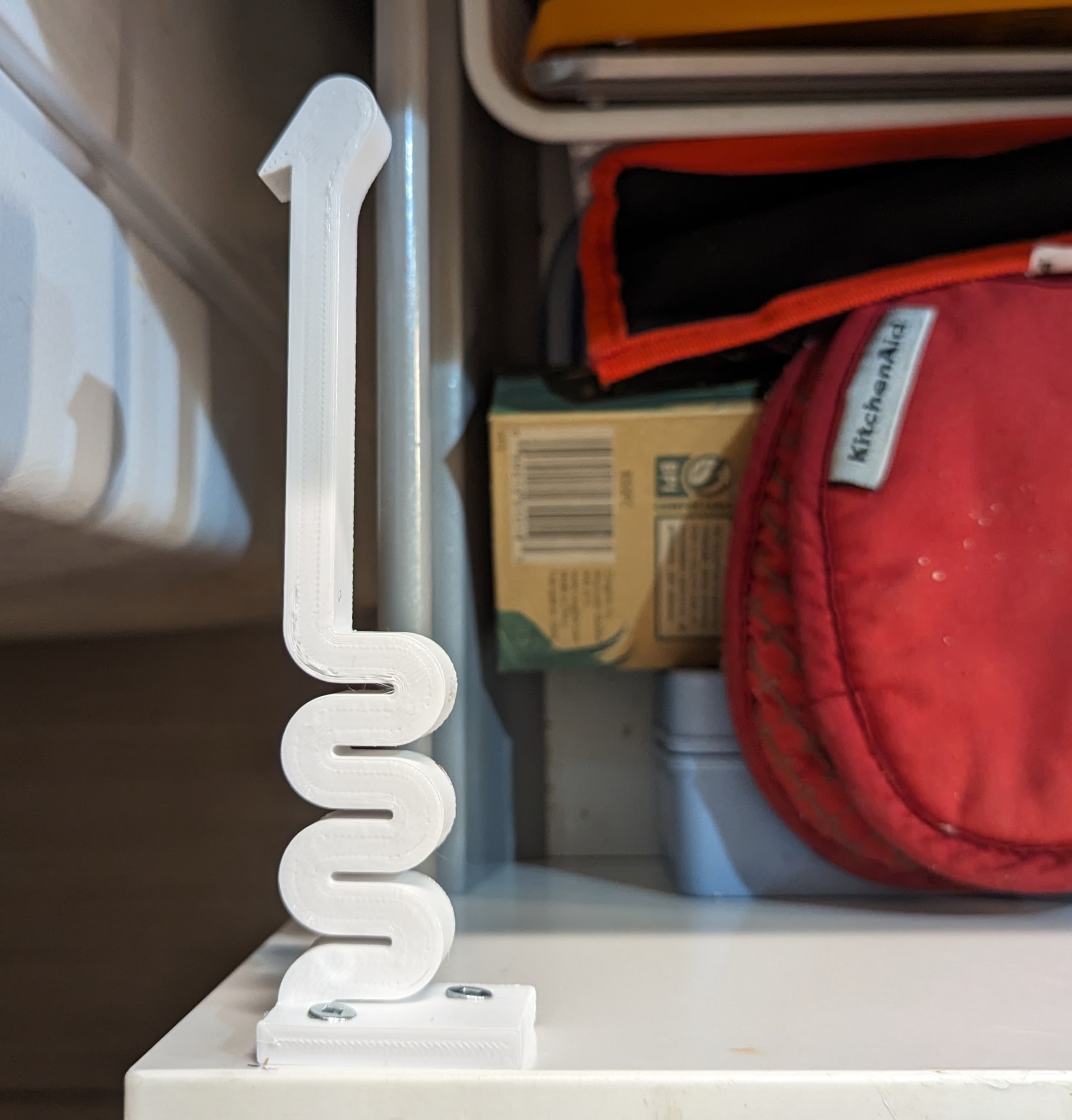 Heavy-duty childproofing drawer lock (parametric)