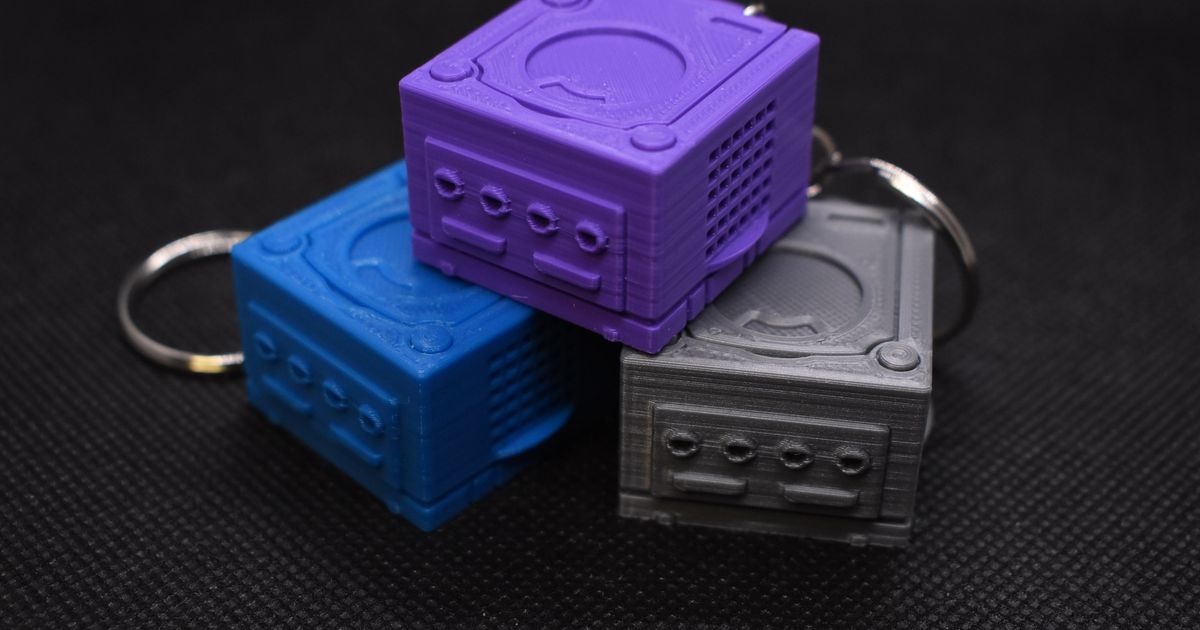 GameCube keychain by Calin Download free STL model