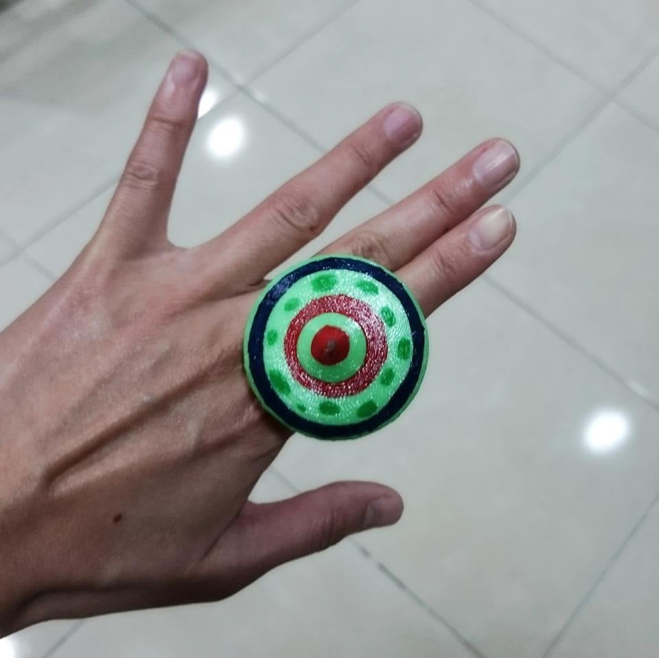 Spinning top ring by 3DP_Park Download free STL model