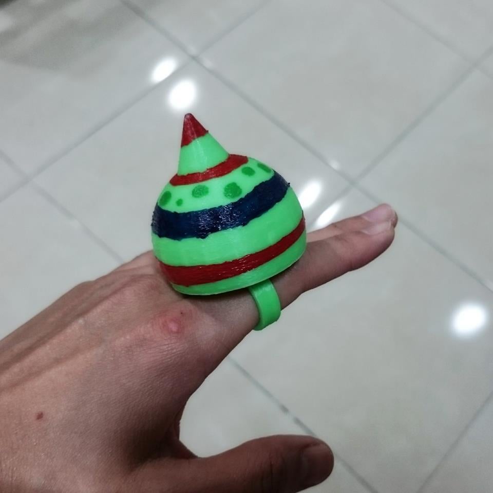 Spinning top ring by 3DP_Park Download free STL model