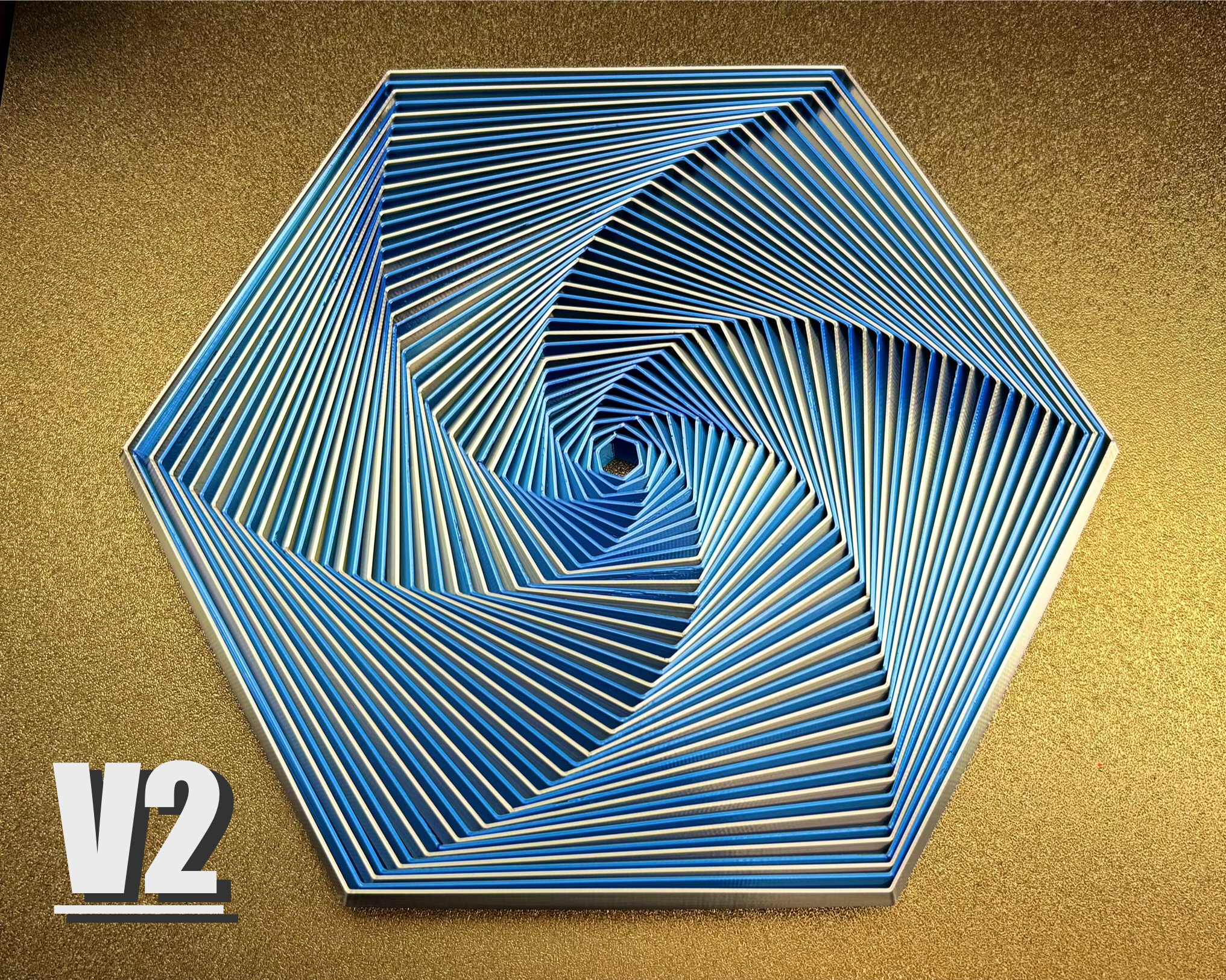 Hexagon Superfidget V2 - 45 Segment PIP Design