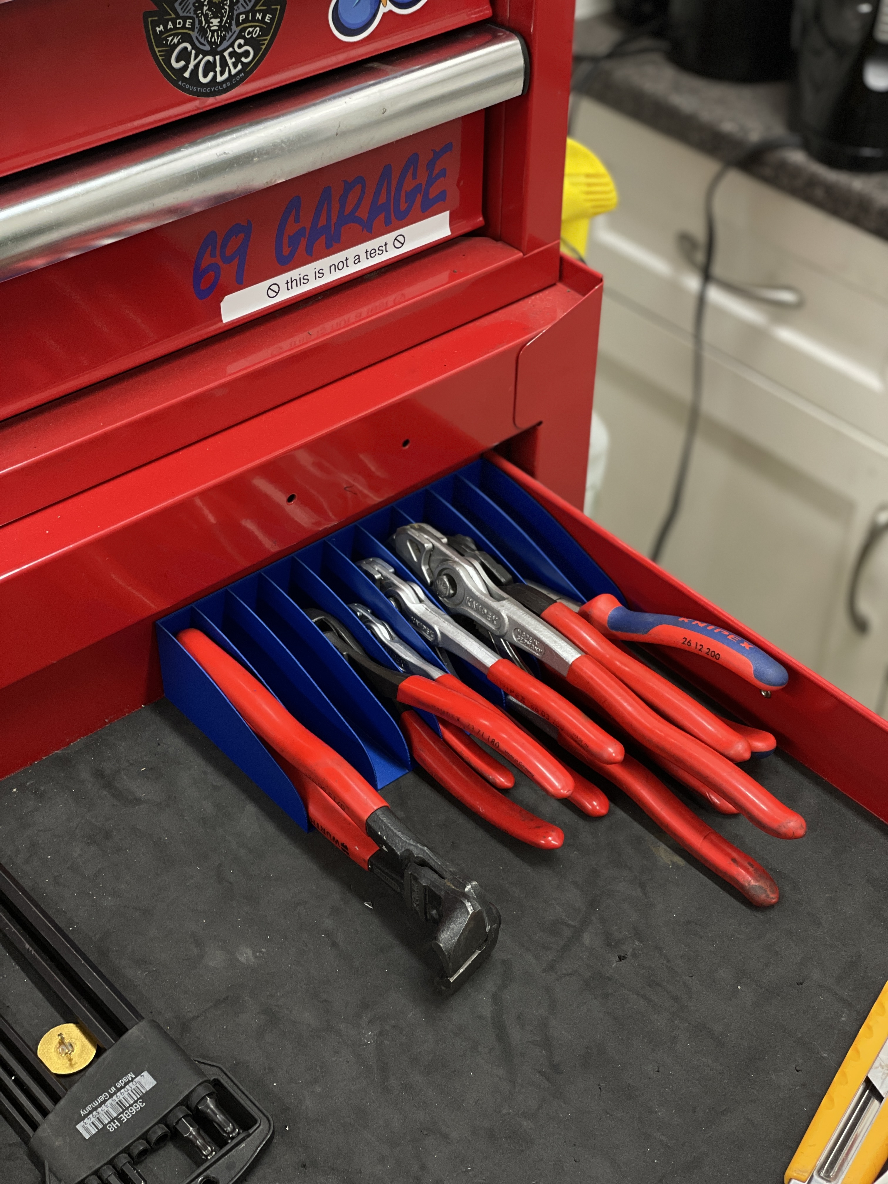 Plier Drawer Organization