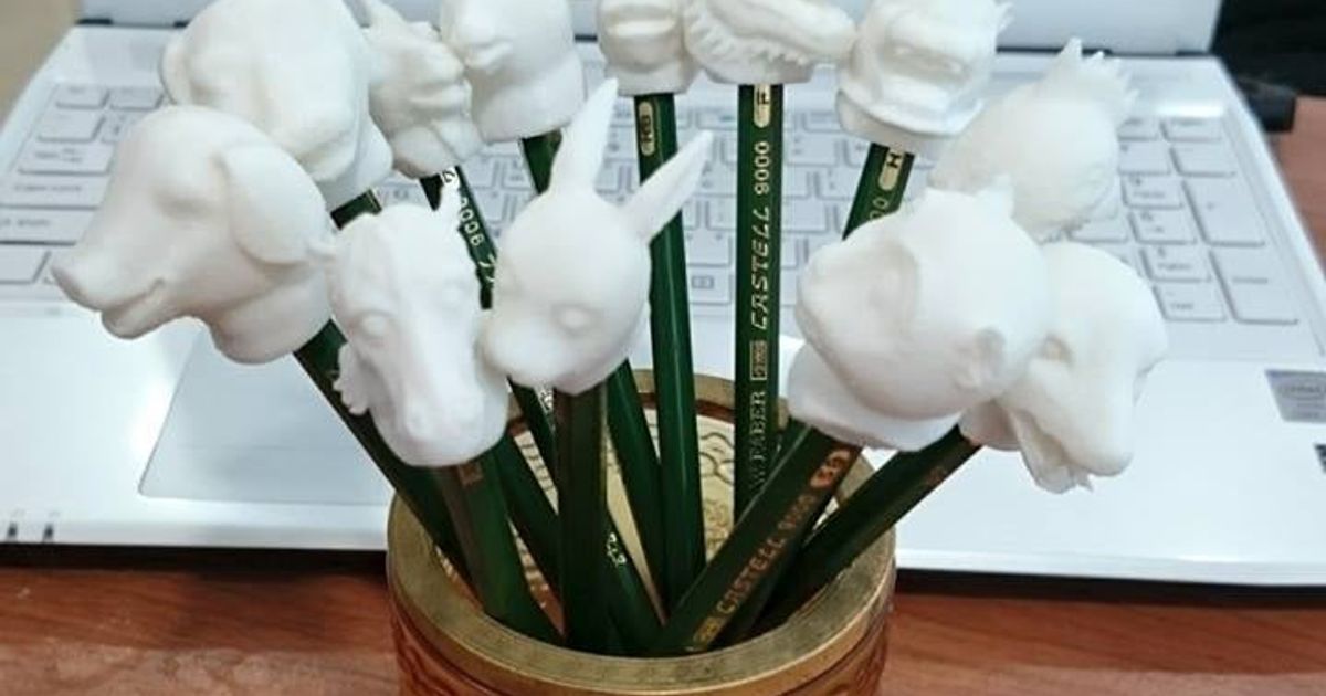 Jackie Chan Movie-CZ12: Chinese Zodiac (Ring ; Pencil Topper