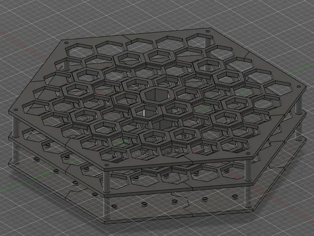 Honeycomb Wall mounted ink holder for tattoo ink