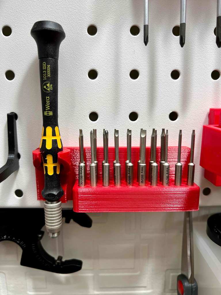 Wera Micro ESD Set 20 Rack for Pegboard by AppHero | Download free STL ...