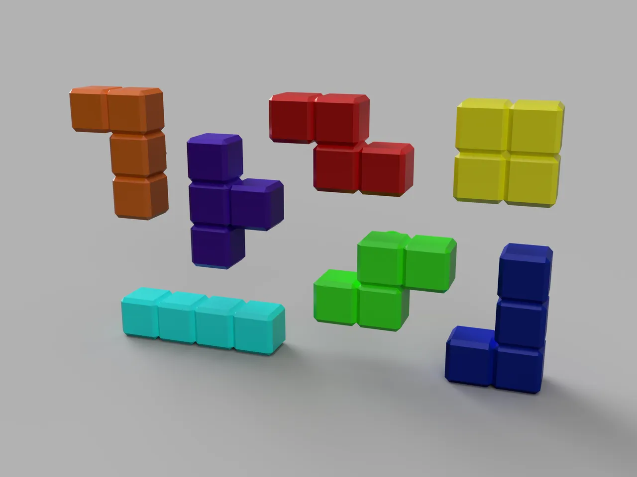 Cube pour support mural Tetris