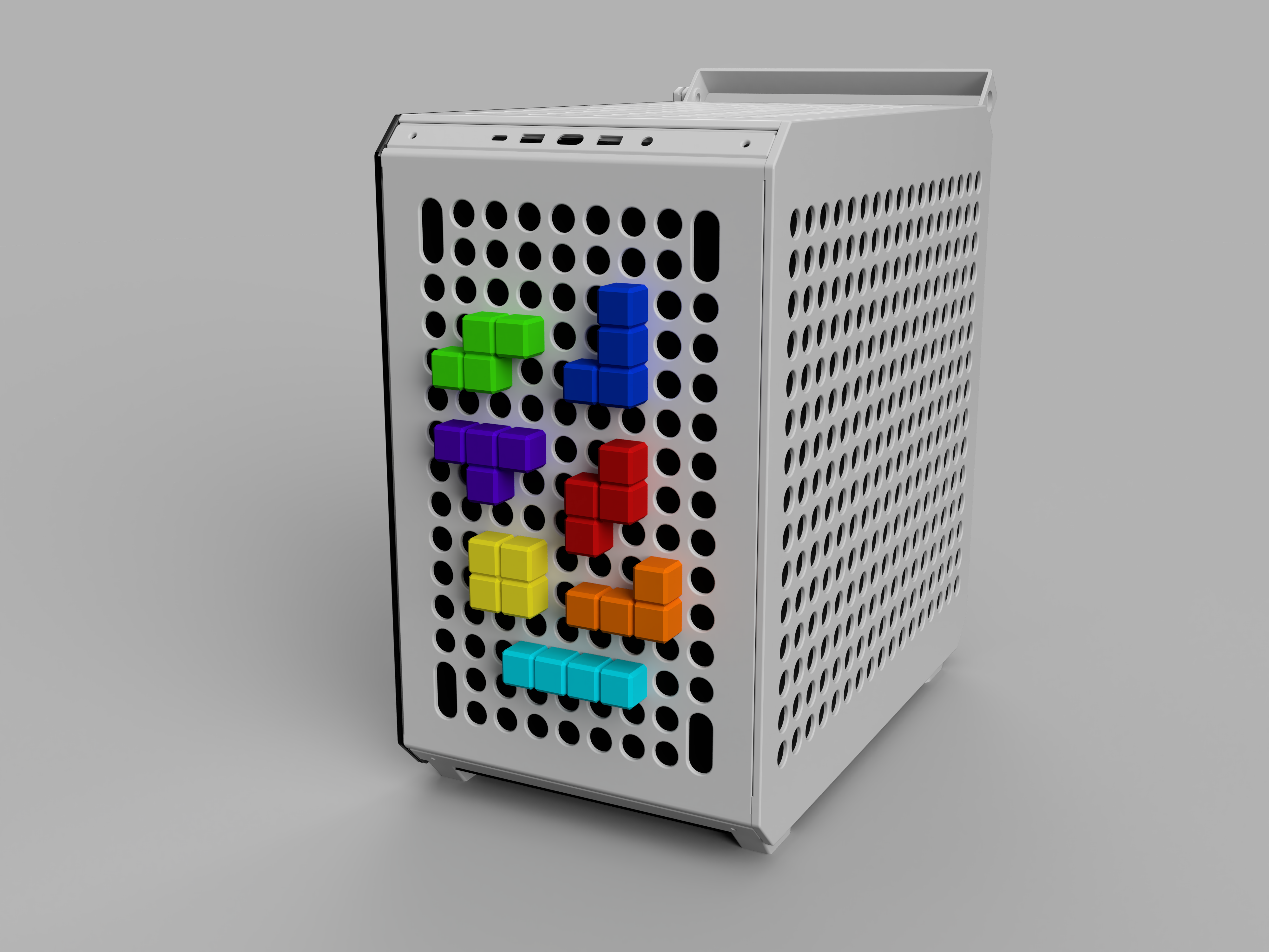 Tetris Blocks for Qube PC Case
