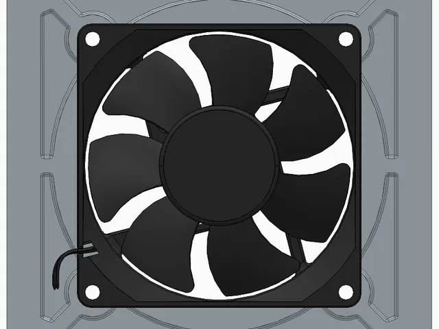 80mm Fan Center Adapter to 120mm Case V2