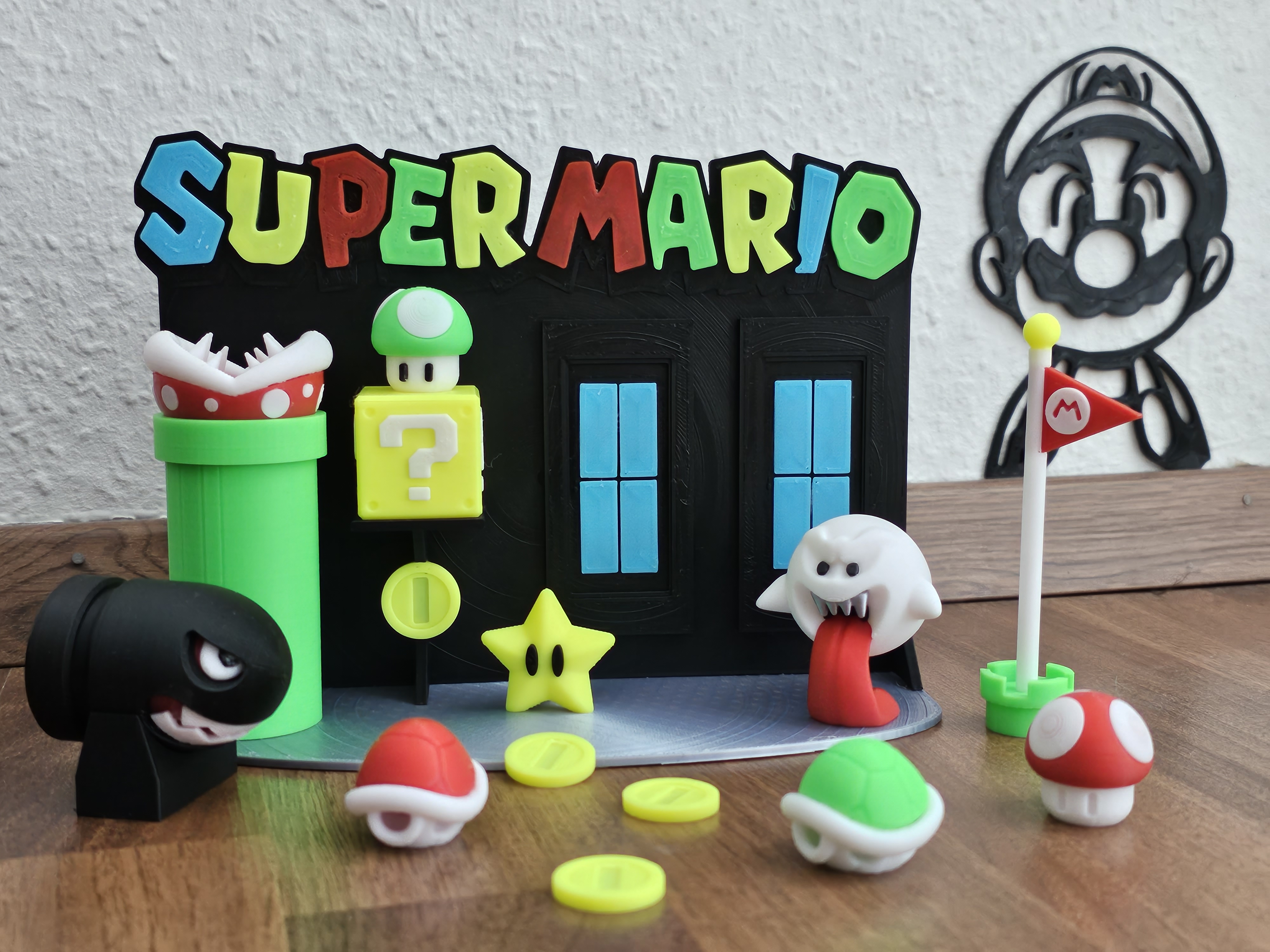 Mario Ghostworld Diorama Playset