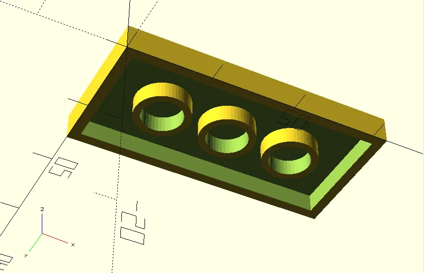 Openscad lego sales