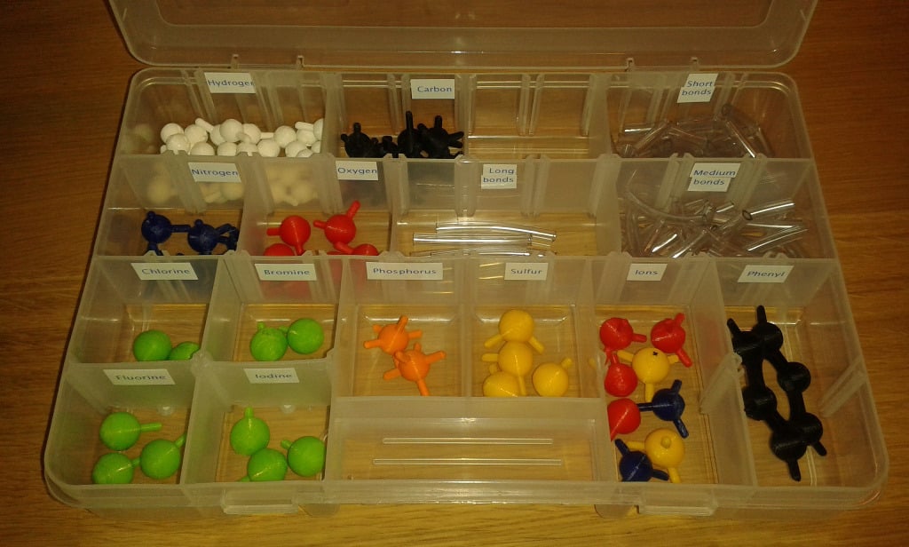 Molecular model set by Betawolf | Download free STL model | Printables.com