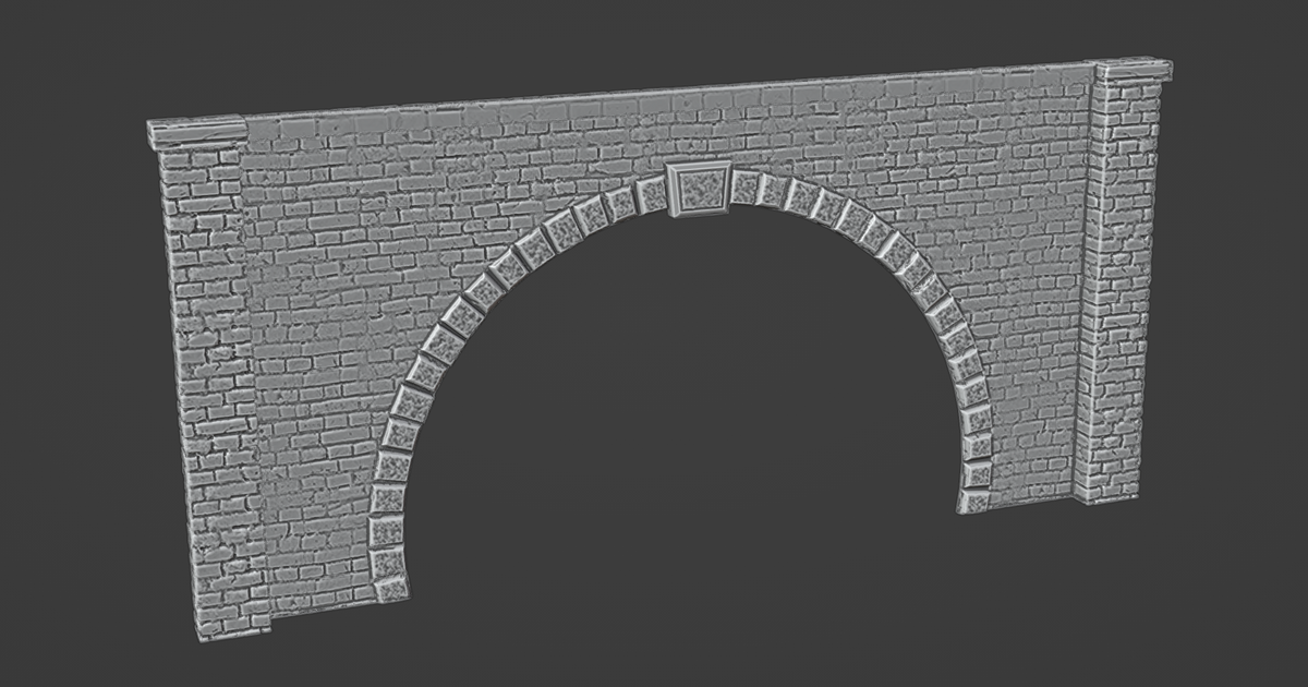 tunnel-portal-by-bl0b7213-download-free-stl-model-printables