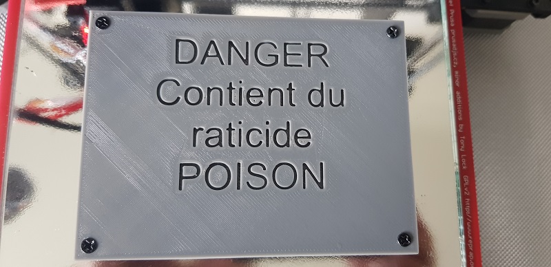 Boite d'appâtage souris / Mouse bait box