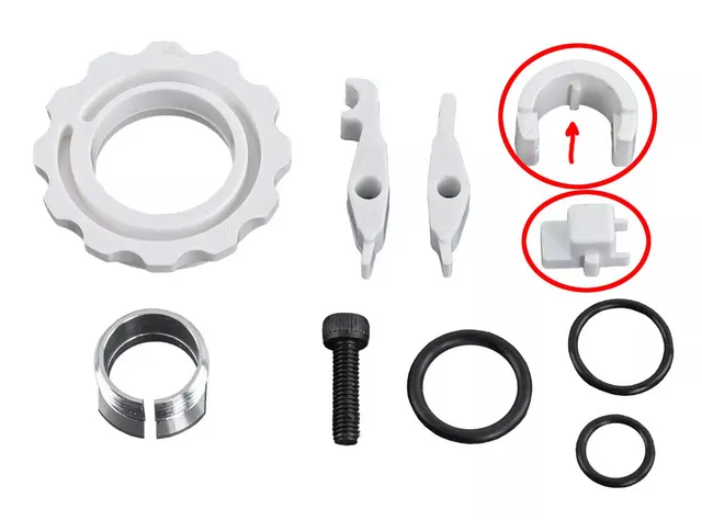 Retro Arms CNC Hopup Chamber - Improved tensioner nub and C-clip