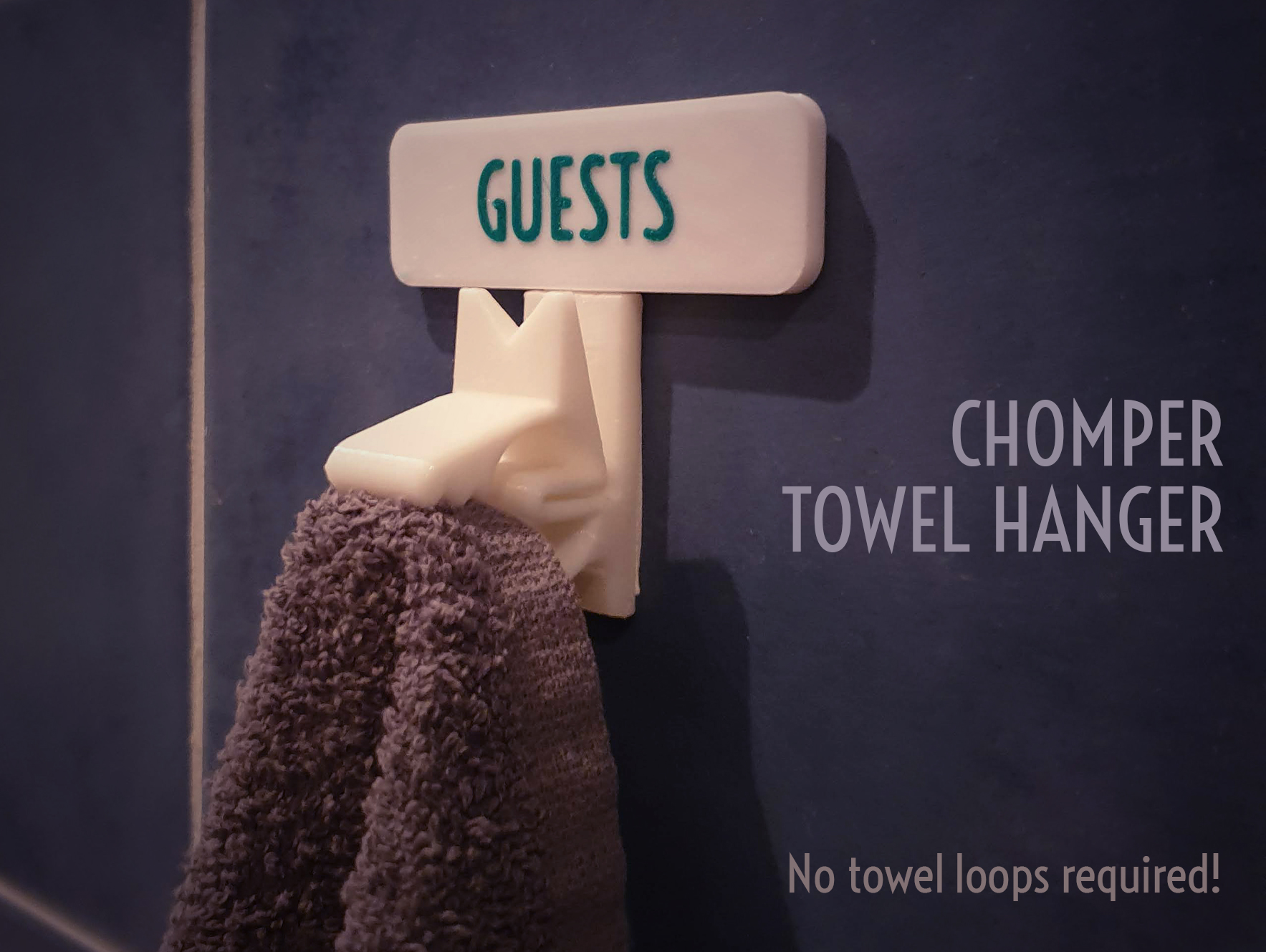 Chomper Towel Hanger
