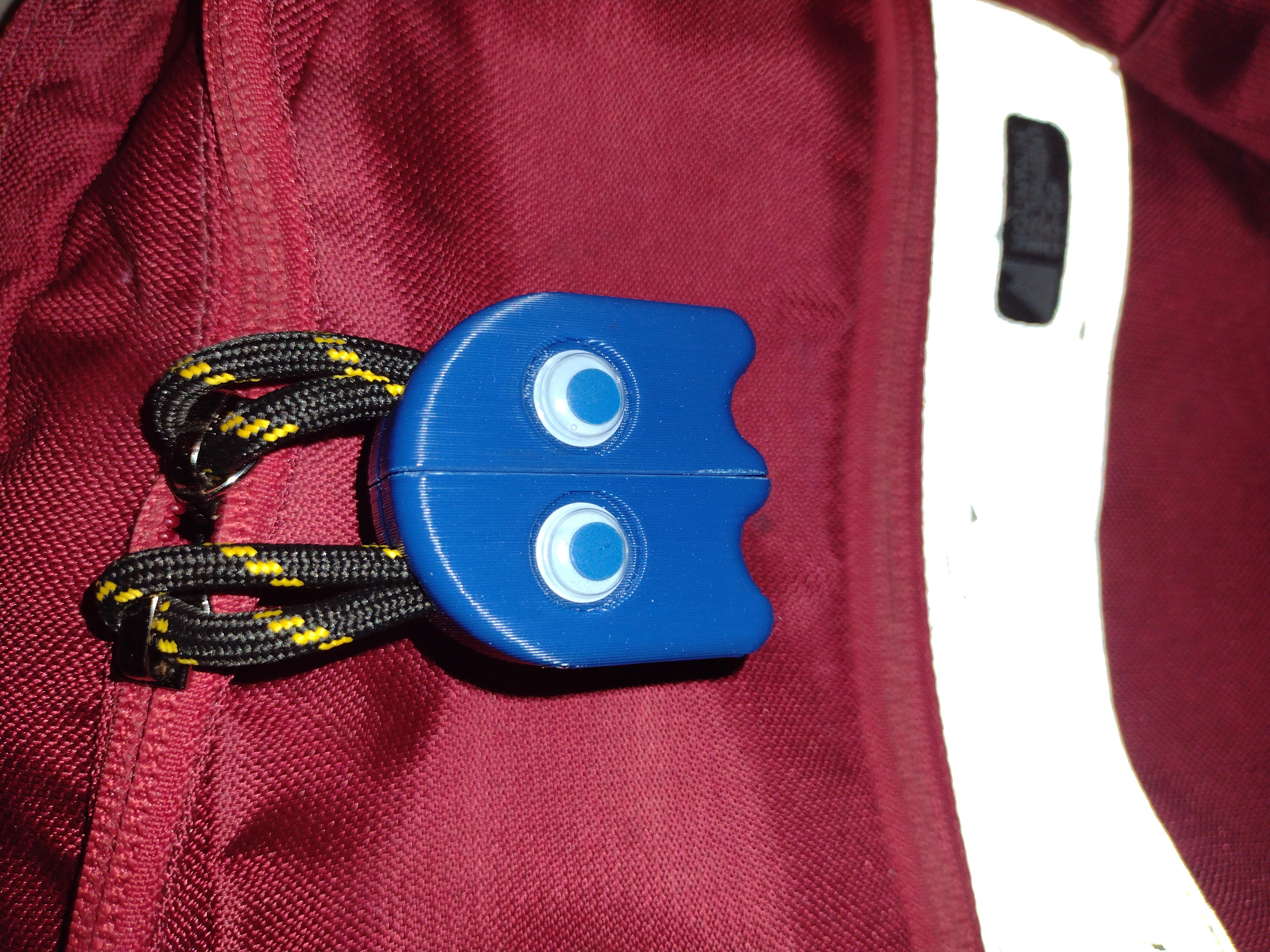 Pac Man Ghost Zipper Pull - Remix