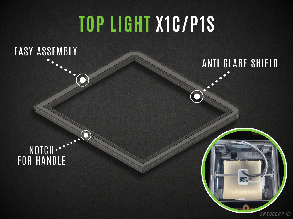 The X1C Top Light (Over-engineered)