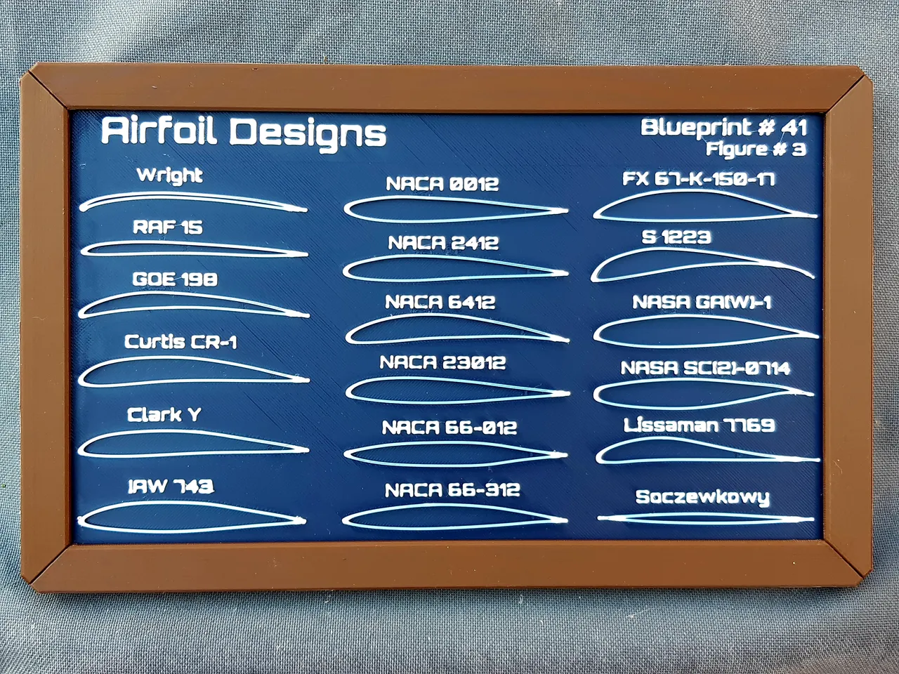 Framed Airfoils - Technical Art by mobiobi | Download free STL model ...