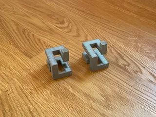 Printable Interlocking Puzzle #1 by richgain | Download free STL model ...