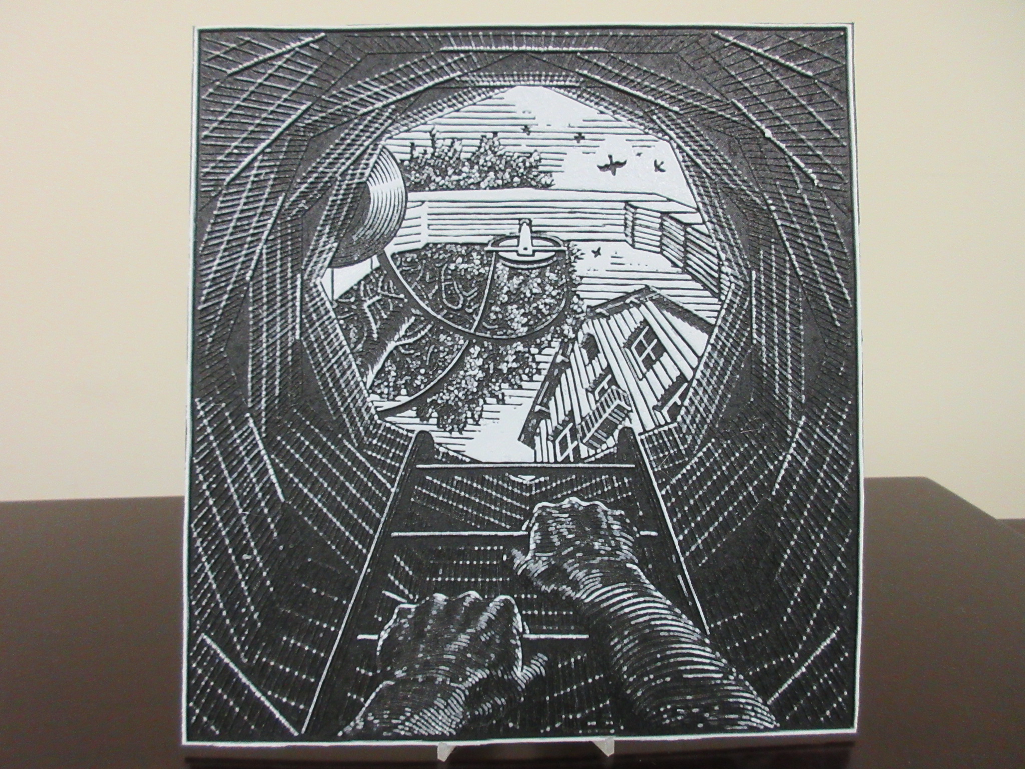 The Well - Escher - Hueforge