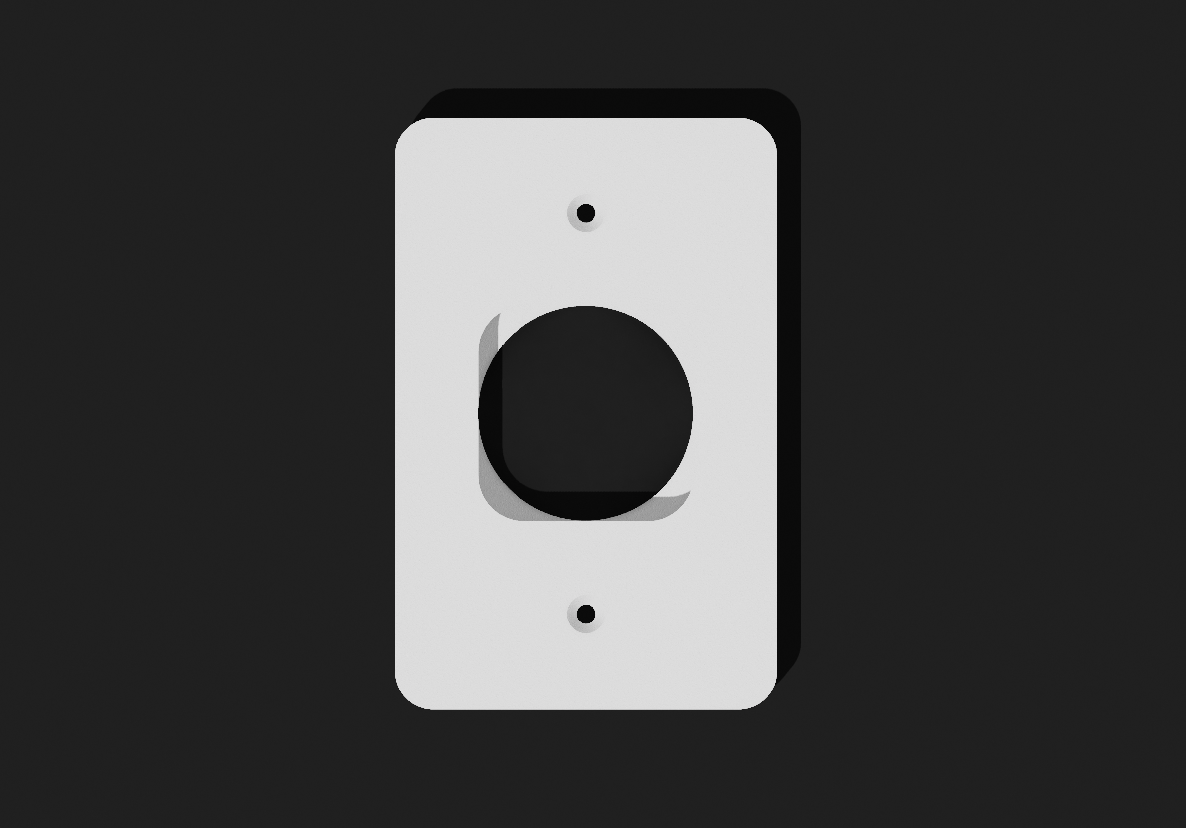 Aqara Wireless Mini Switch Wall Mount Face Plate by hanshotfirst
