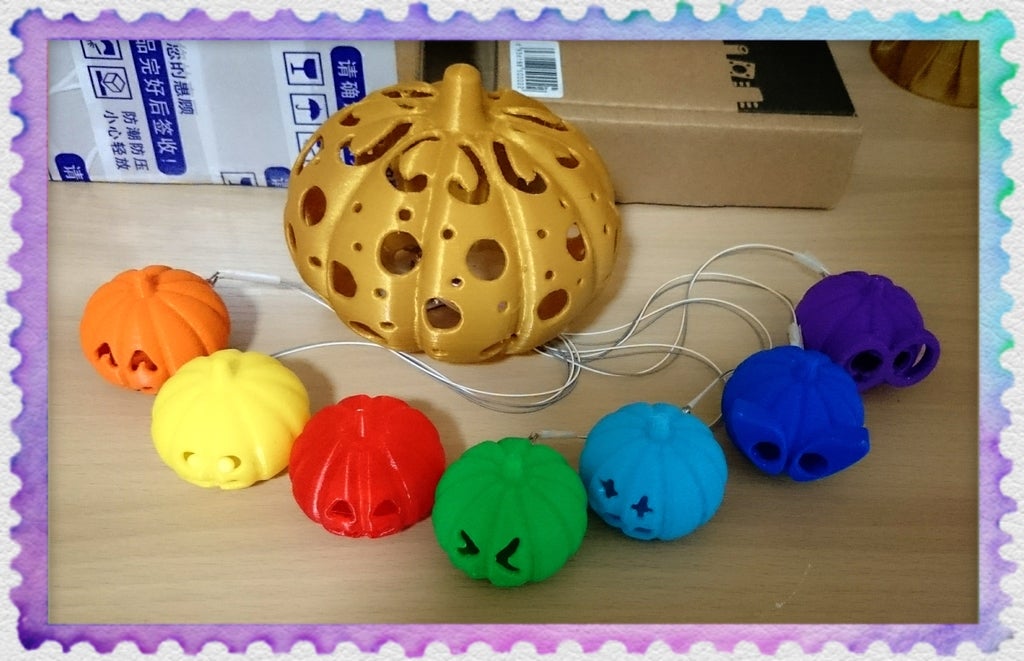 Miniatura 3 do modelo 3D Halloween Pumpkin Lantern(small)