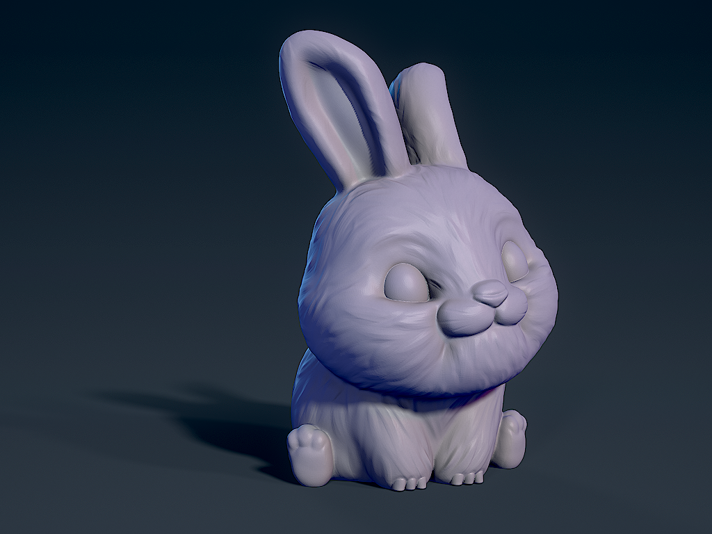 Miniatura 4 do modelo 3D Cute Rabbit