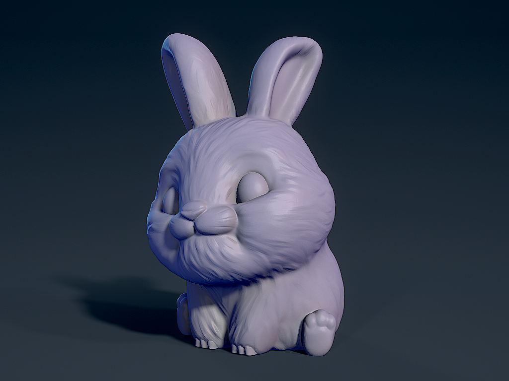 Miniatura 3 do modelo 3D Cute Rabbit
