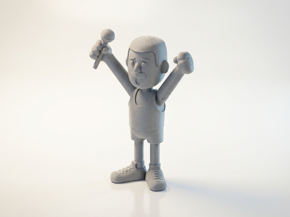 Freddie Mercury Figurine Celebrity 3D Printable