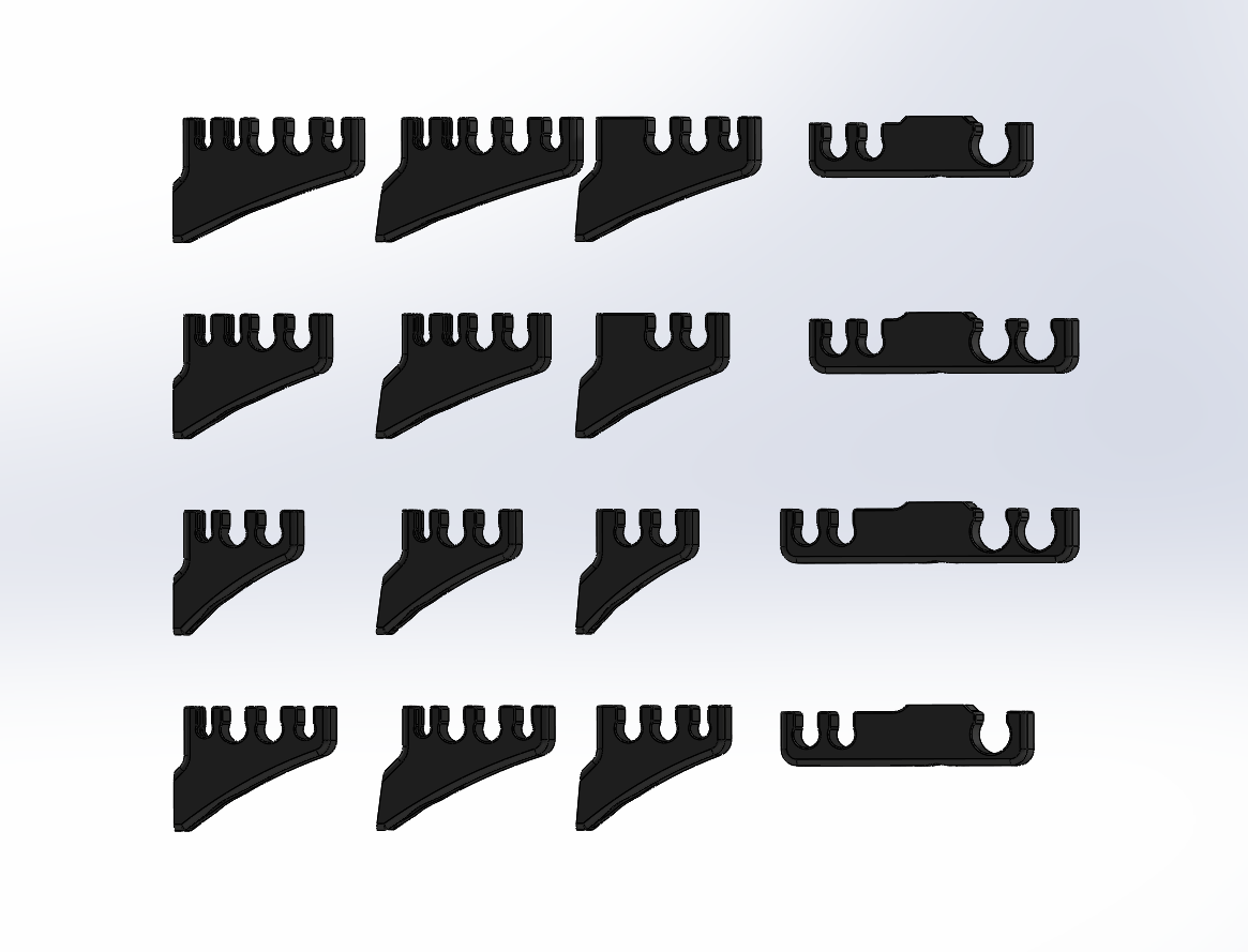 Fuel Line holders for Nissan S13 / 180SX / 200SX / 240SX (different versions)