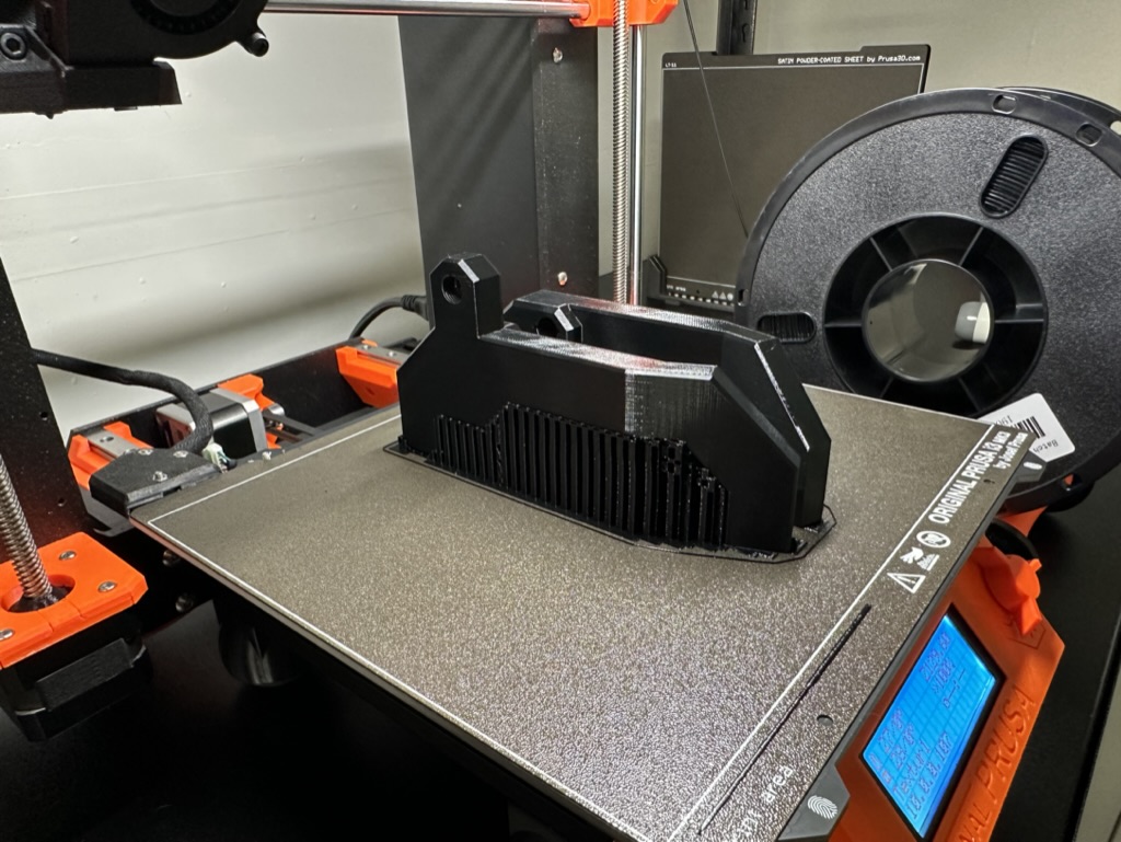 MK4 Single Mount Z-Axis Top with Reverse Bowden 3D model thumbnail