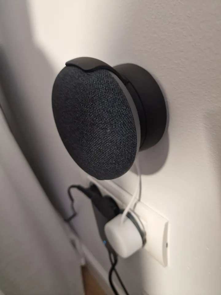 Mount google mini on 2024 wall