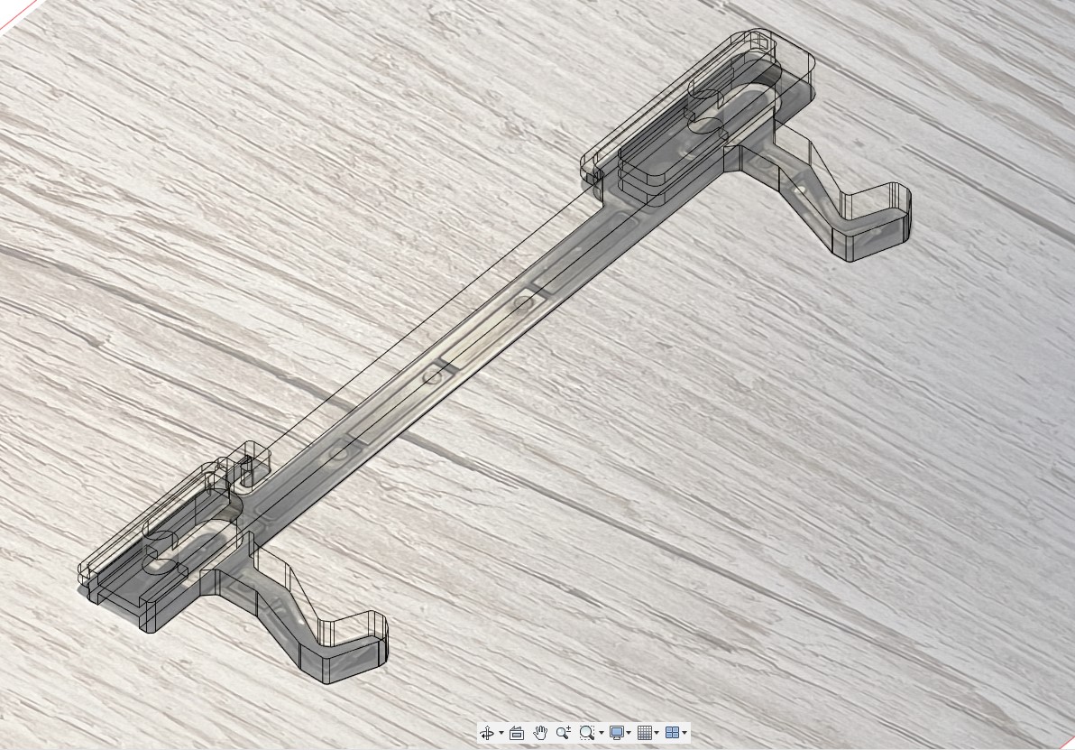 Microwave Door Latch by Papek Download free STL model