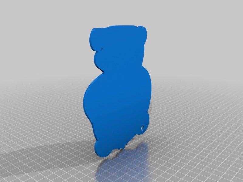 Miniatura 5 do modelo 3D PANDA key chain