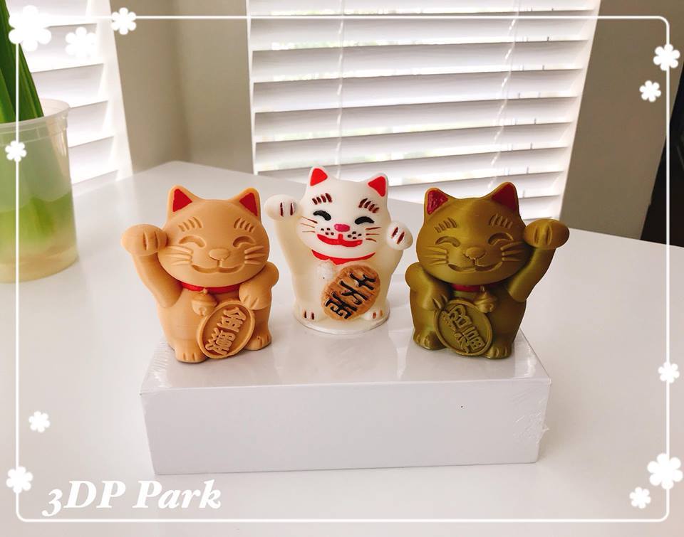 Lucky Cat money box by 3DP_Park Download free STL model