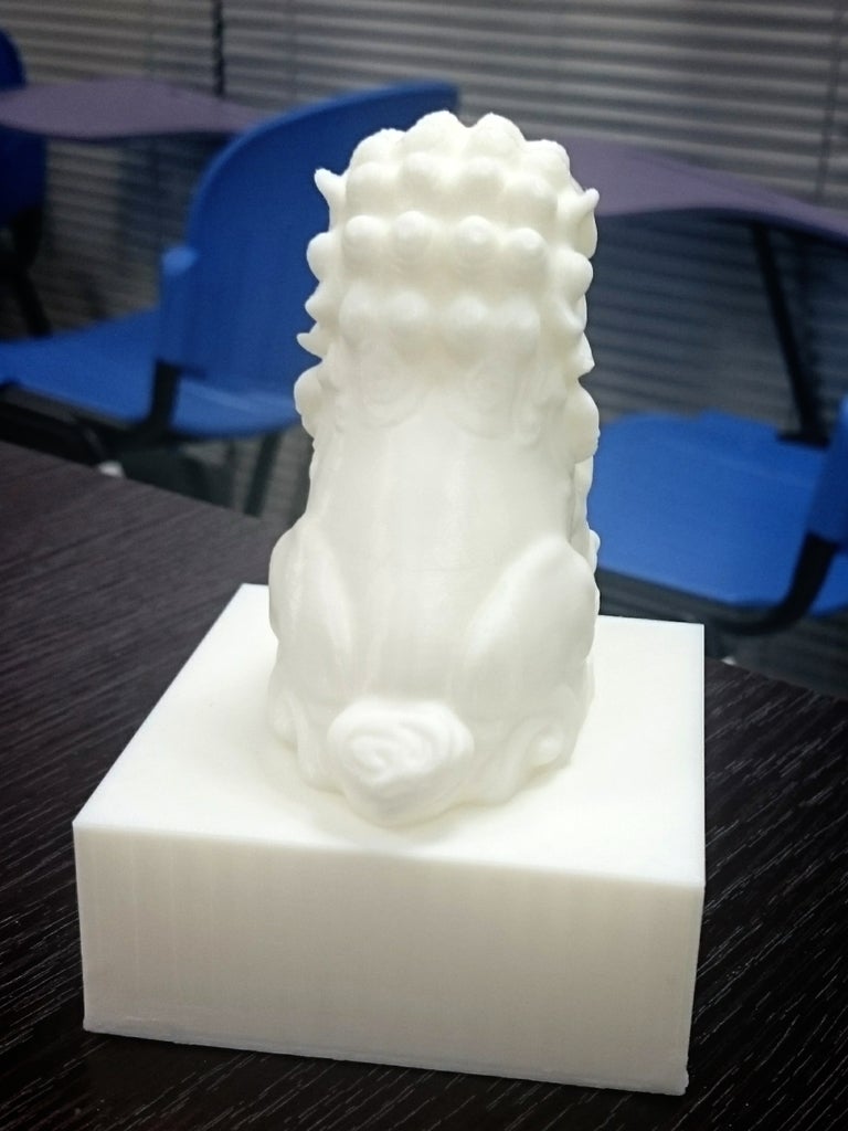 Chinese lion seal by 3dp park download free stl model