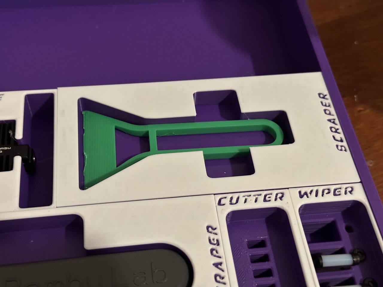 BaBo Organizer Insert: Bambu Plastic Scraper