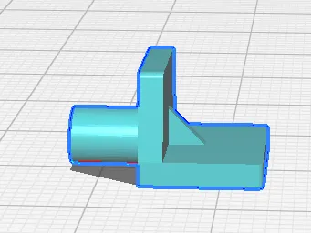 Small support for shelf